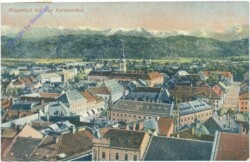 Klagenfurt, mit den Karawanken