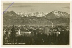 Klagenfurt, mit Karawanken