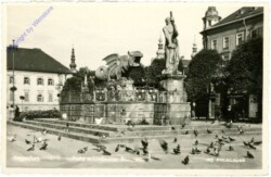 Klagenfurt, Neuer Platz mit Lindwurm-Brunnen