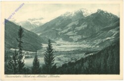 Mallnitz, Blick ins Mölltal, Tauernbahn