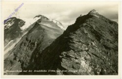 Mallnitz, Hannoverhaus auf der Arnoldhöhe mit dem Ankogel