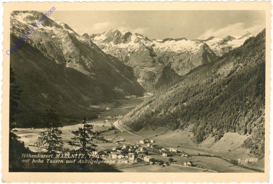 Mallnitz, mit hohe Tauern und Ankogelgruppe