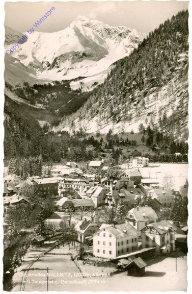 Mallnitz, mit Tauerntal und Geiselkopf