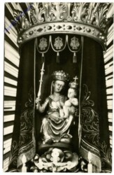 Ossiach, Stift, Baroke Madonna am Hauptaltar