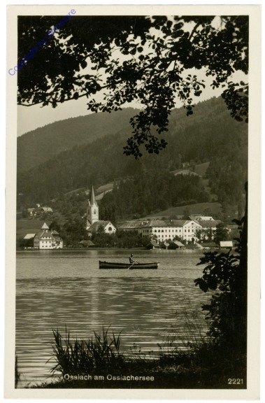 ak212487 Ossiach, Ortsansicht