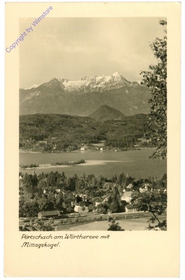 ak212501 Pörtschach, mit Mittagskogel