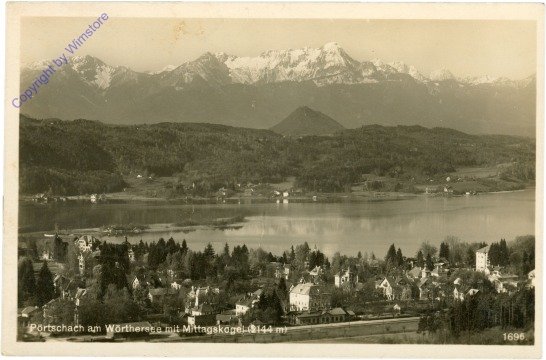 ak212508 Pörtschach, mit Mittagskogel