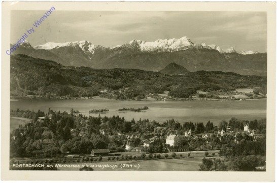 ak212510 Pörtschach, mit Mittagskogel