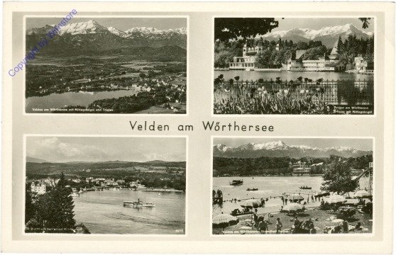 ak212561 Velden, Multiansicht