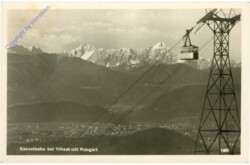 Villach, Kanzelbahn mit Mangart