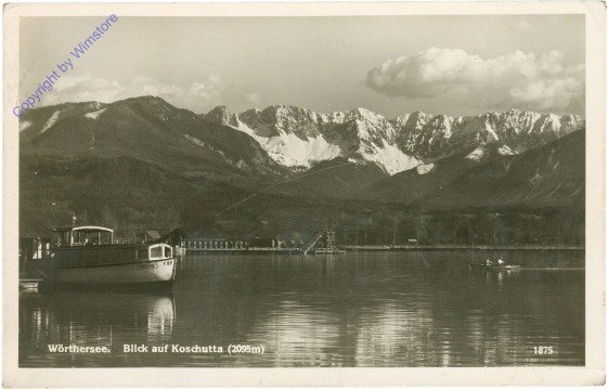 Wörthersee, Blick auf Koschutta