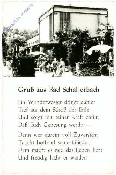 Bad Schallerbach, Vers