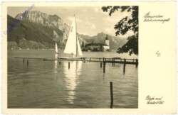 Gmunden, Blick auf Schloss Ort