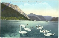Gmunden, Traunsee mit Traunstein