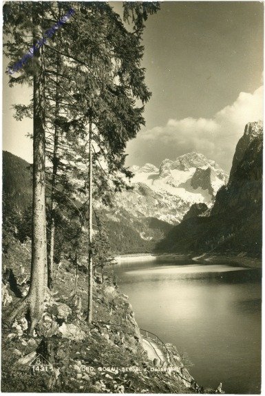 Gosau, Vord. Gosausee mit Dachstein