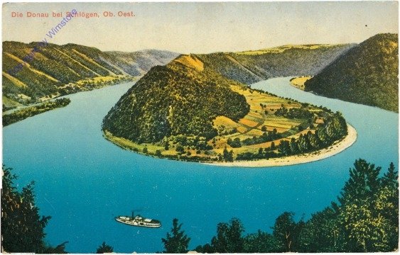 Haibach ob der Donau, Die Donau bei Schlögen
