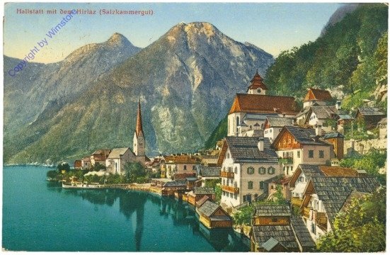 ak212770 Hallstatt, mit dem Hirlaz