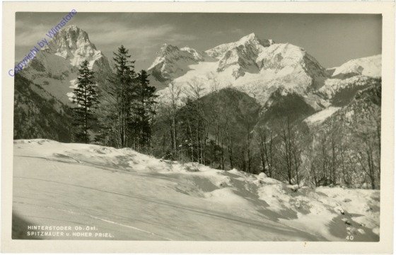 Hinterstoder, Spitzmauer und Hoher Priel