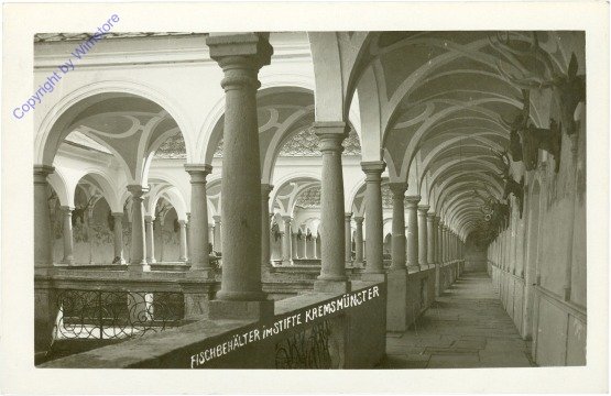 Kremsmünster, Stift Krems, Fischbehälter