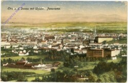 Linz an der Donau, Panorama mit Urfahr