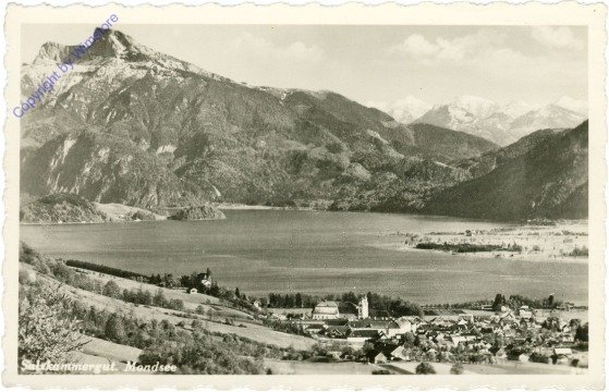 Mondsee, Ortsansicht