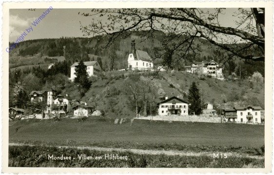 Mondsee, Villen am Hilfsberg