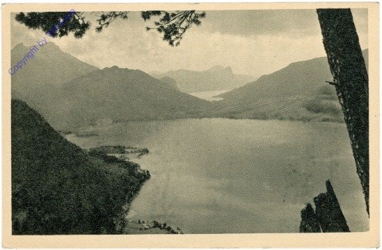 Mondsee, Blick von der Madelschneid