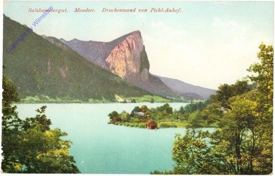 Mondsee, Drachenwand vom Pichl-Auhof