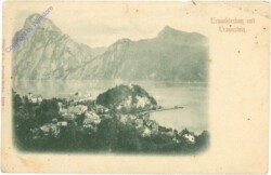 ak212900 Traunkirchen, mit Traunstein