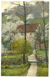 Ein Weg im Frühling