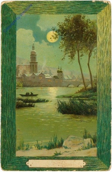 Landschaft im Mondlicht
