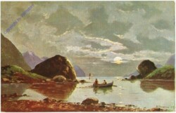 ak212975 Strand mit Boot