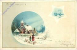 ak212978 Kirche im Winter