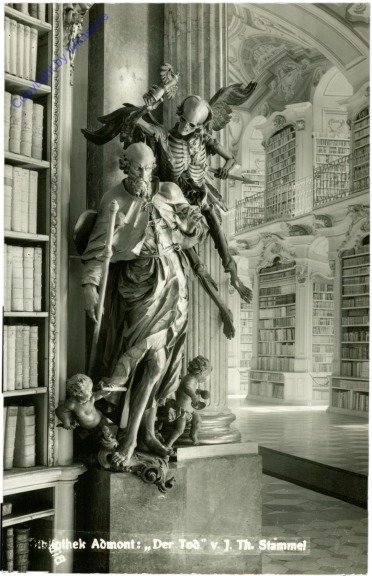 Admont, Bibliothek, Der Tod