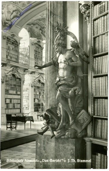 Admont, Stift, Bibliothek, Das Gericht