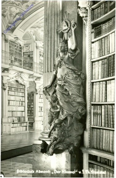 Admont, Stift, Bibliothek, Der Himmel