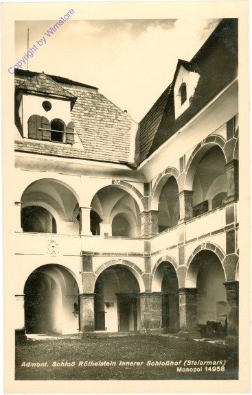 Admont, Schloss Röthelstein, innerer Schlosshof