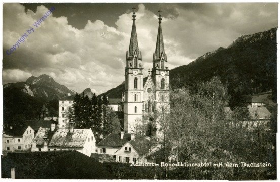 Admont, Benediktiner-Abtei mit dem Buchstein