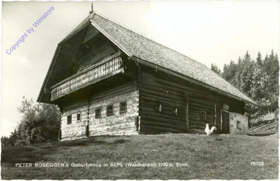 ak213073 Alpl, Roseggers Geburtshaus