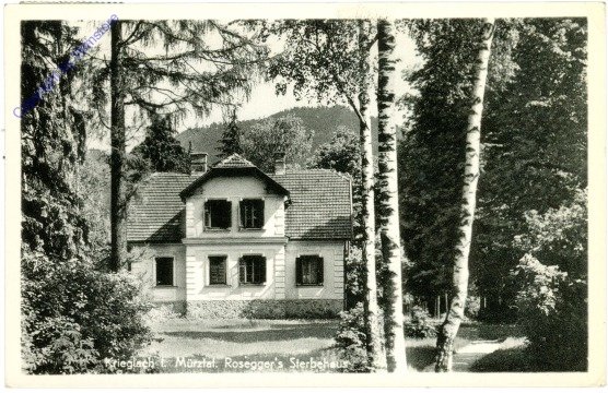 ak213075 Krieglach, Rosegger's Sterbehaus