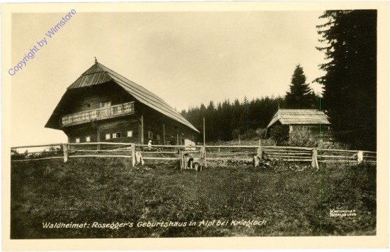 ak213076 Alpl, Roseggers Geburtshaus