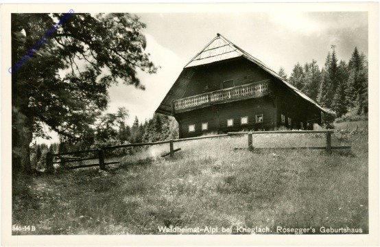 ak213079 Alpl, Rosegger's Geburtshaus