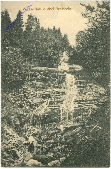 ak213115 Bretstein, Authal Wasserfall