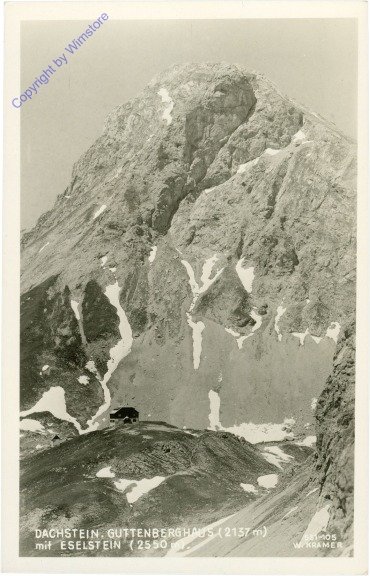 Dachstein, Guttenberghaus mit Eselstein