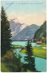 Eisenerz, Leopoldsteinersee mit Pfaffenstein