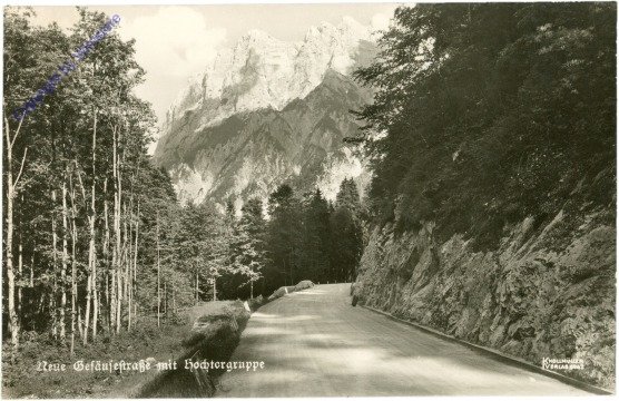 Gesäuse, Neue Gesäusestraße mit Hochtorgruppe