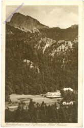 Gesäuse, Gstatterboden mit Tiflimauer, Hotel Gesäuse