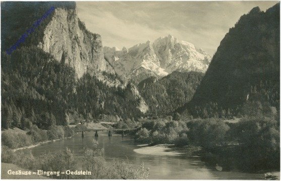Gesäuse, Eingang, Oedstein