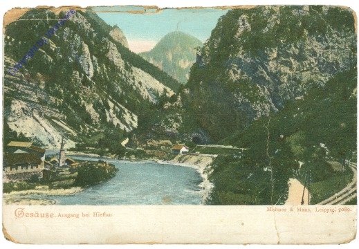 Gesäuse, Ausgang bei Hieflau