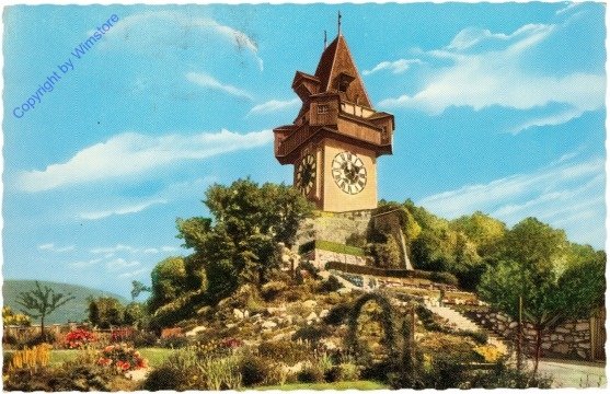 Graz, Uhrturm am Schlossberg